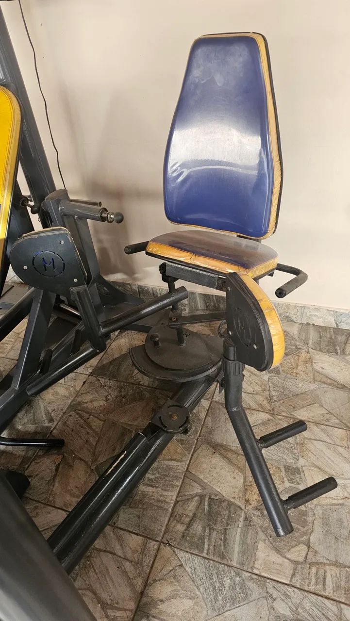 Cadeira adutora marca manejo linha evolution bateria de peso 105kg. Tubular de 4 polegadas