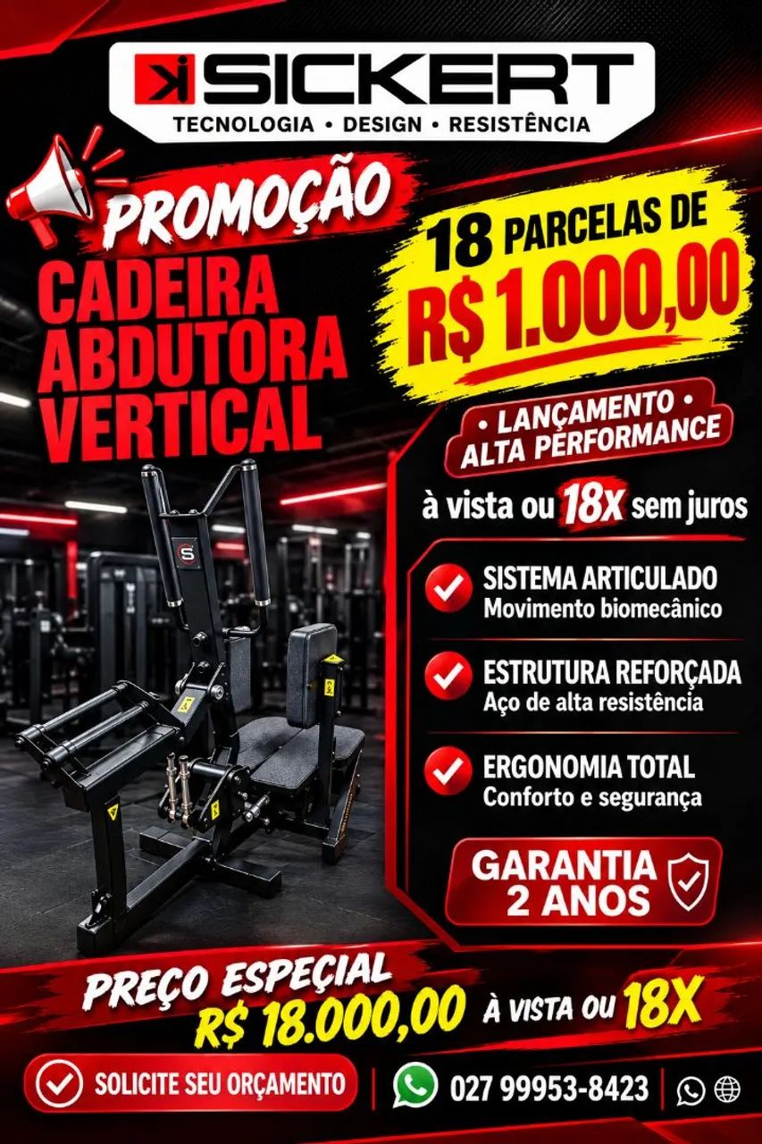 Cadeira Abdutora Vertical 