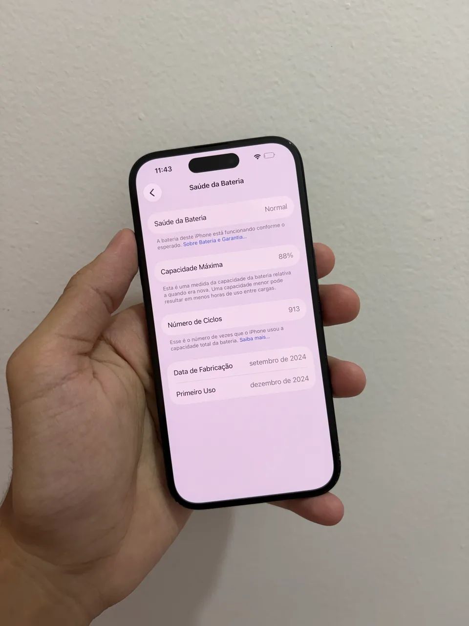iPhone 16 128GB Preto | Caixa + Cabo | Bateria 88% - Foto 2
