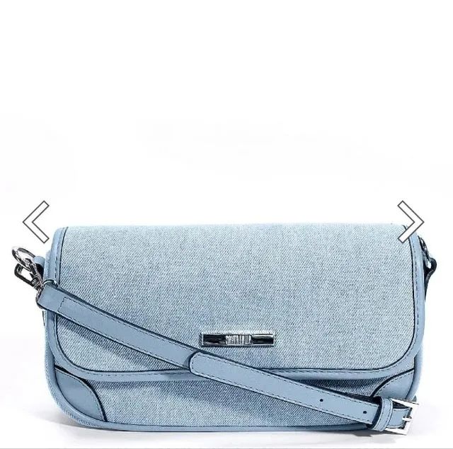 bolsa transversal santa lolla jeans azul