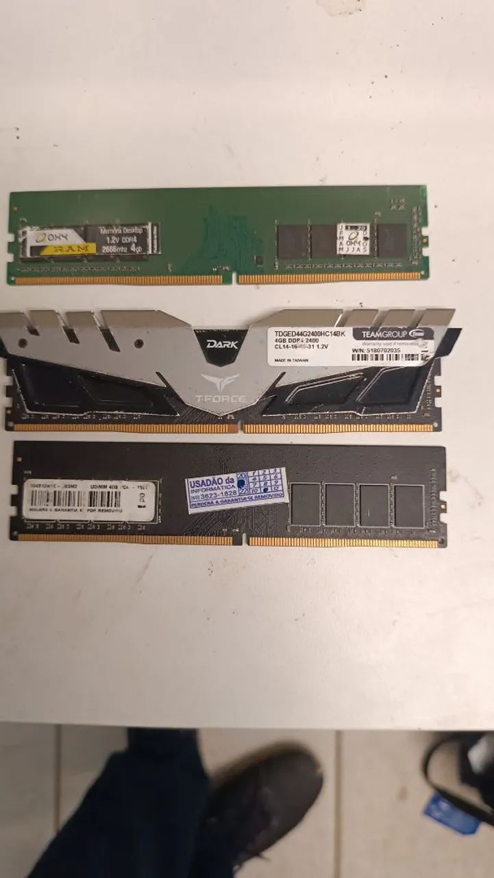 Vendo memória ddr4