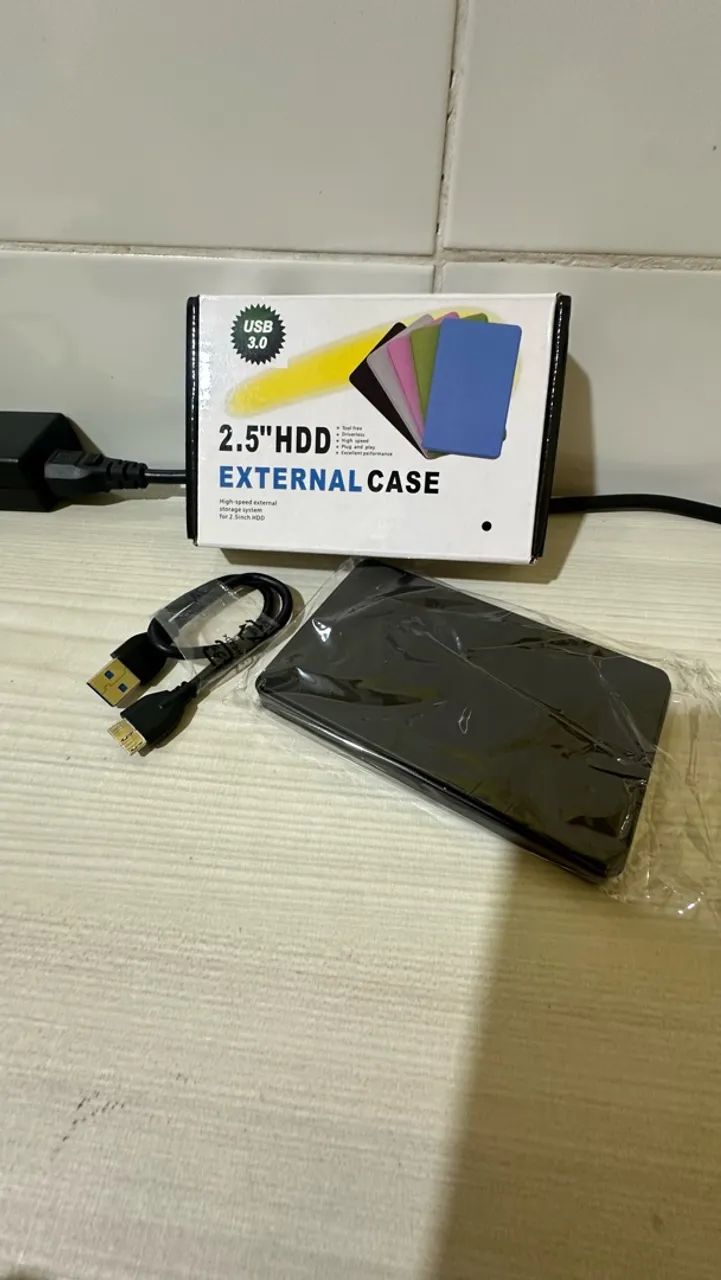HD EXTERNO 1TB USB3.0 na caixa 
