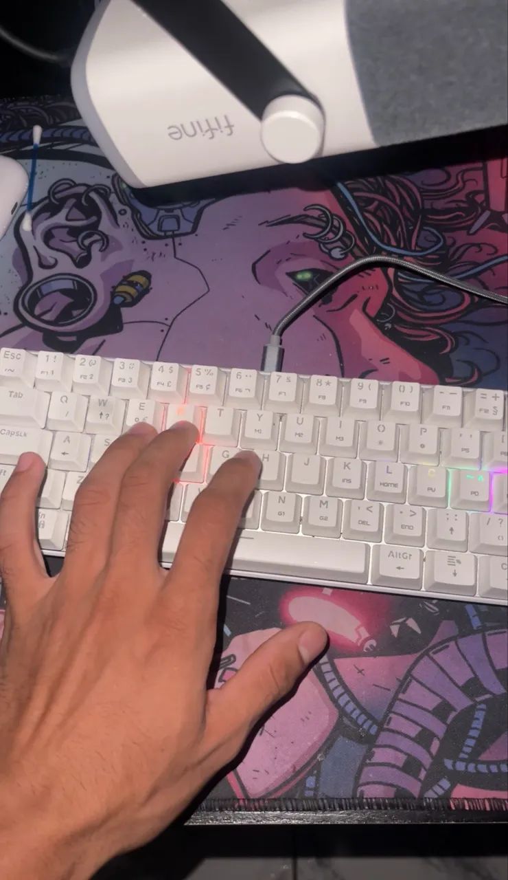 Teclado Mecânico Branco | 230R$ - Foto 2