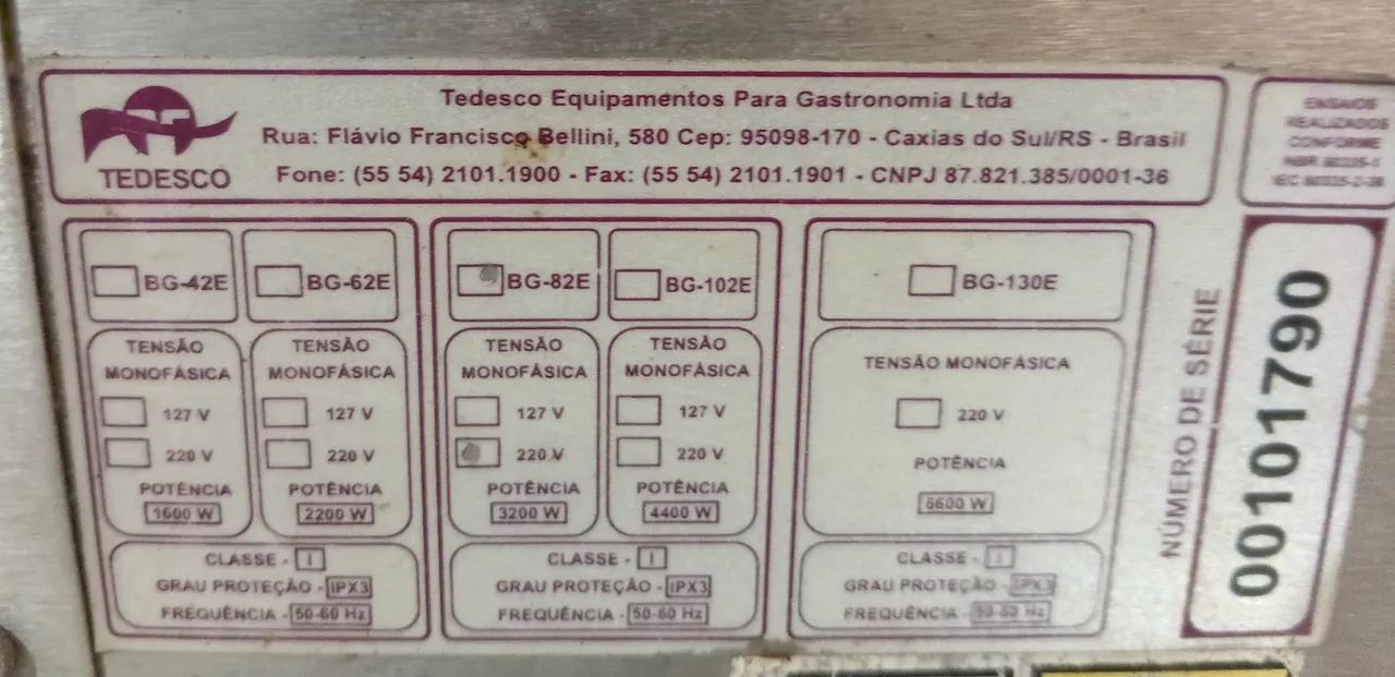 Chapa para lanches elétrica 0,80 x 0,40 - Foto 4