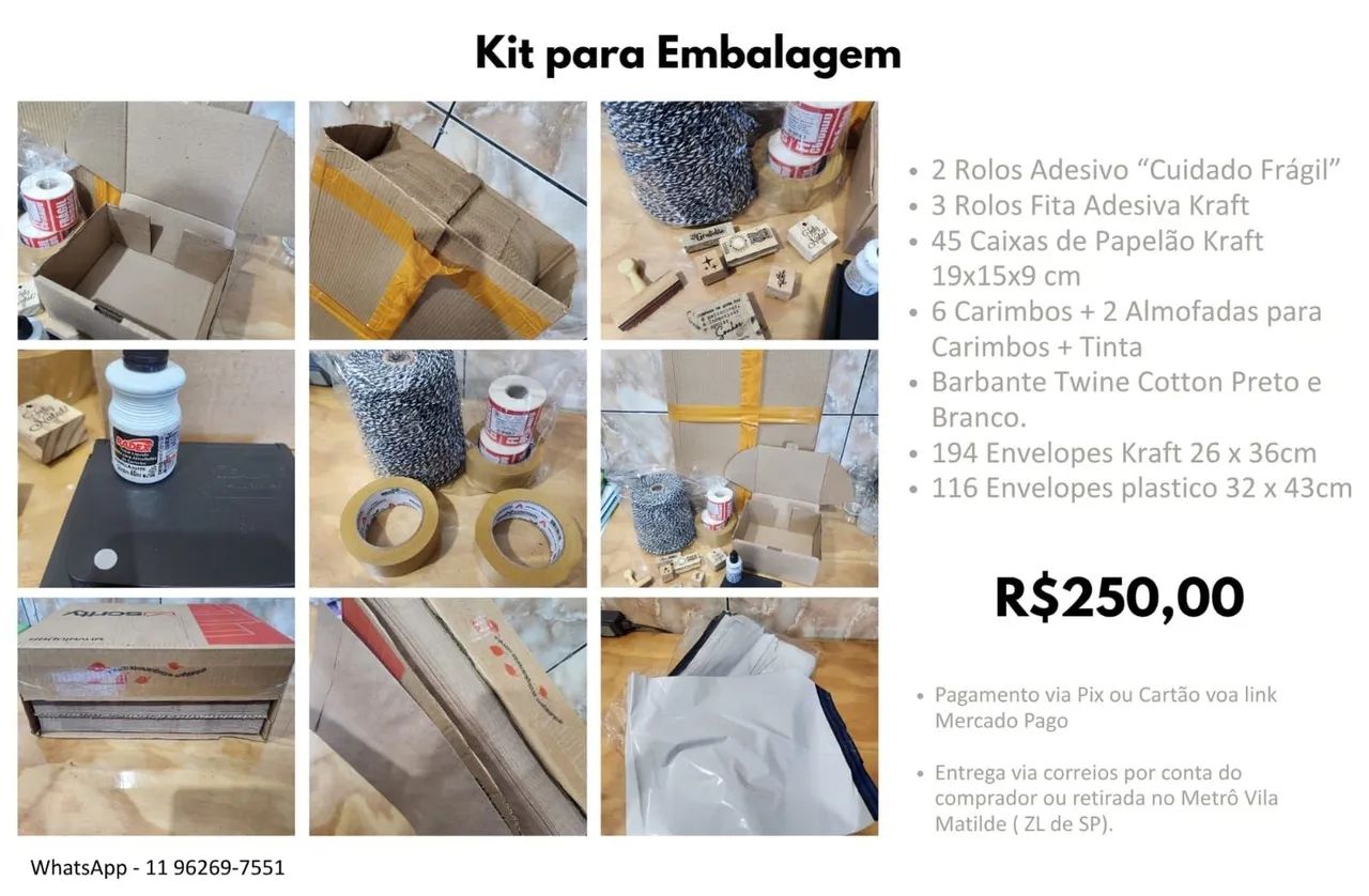 Kit para embalagem 
