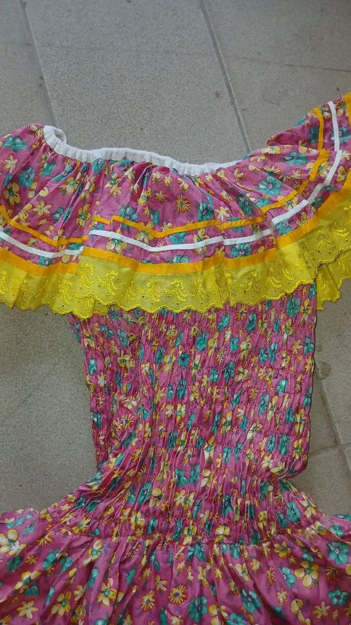 Vestido Junino (Tamanho GG) - Foto 3