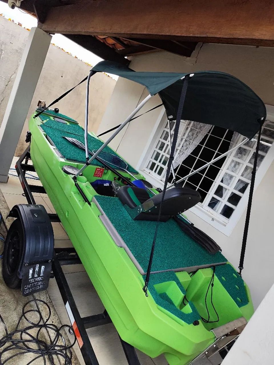 Milha boat completo ( carretinha, motor, customização) - Foto 2