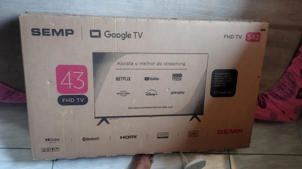 Smartv 43 Polegadas e meses de uso , motivo de viagem  - Foto 2
