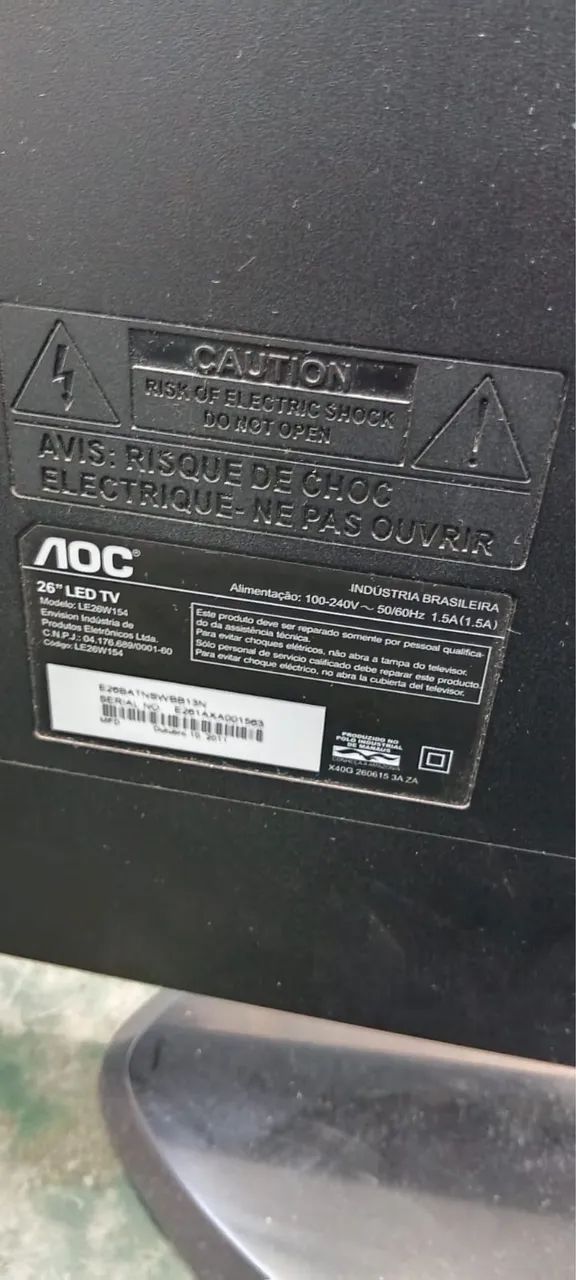 TV 26 polegadas AOC não é smart  - Foto 2