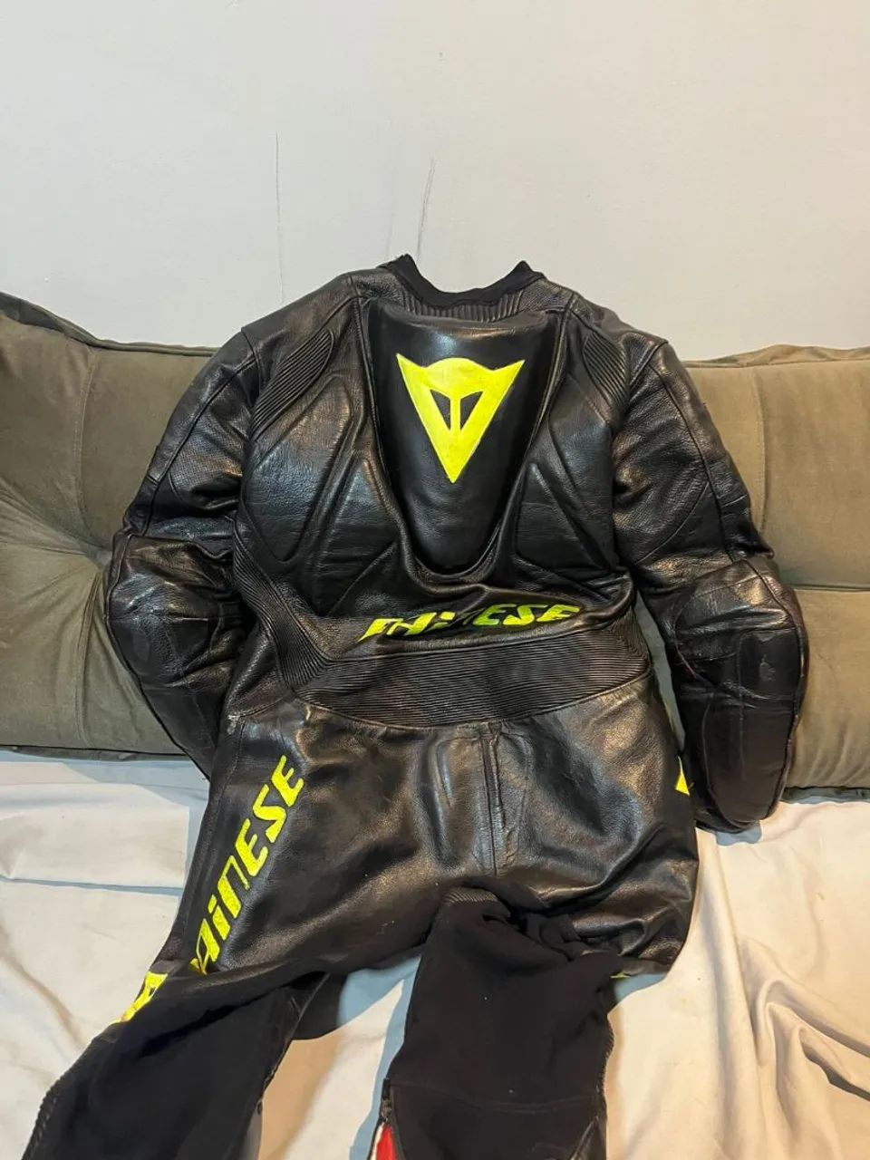 Macacao Dainese couro canguru  - Foto 4