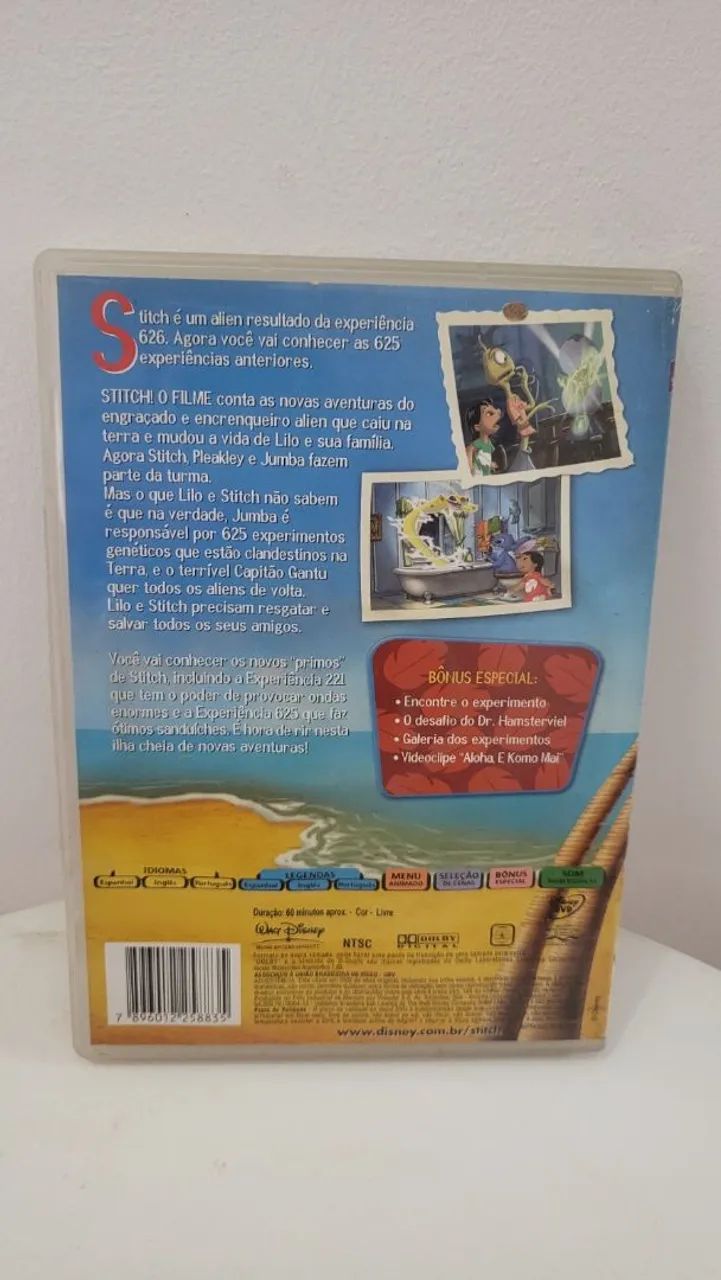 Dvd Stitch o filme - Foto 2