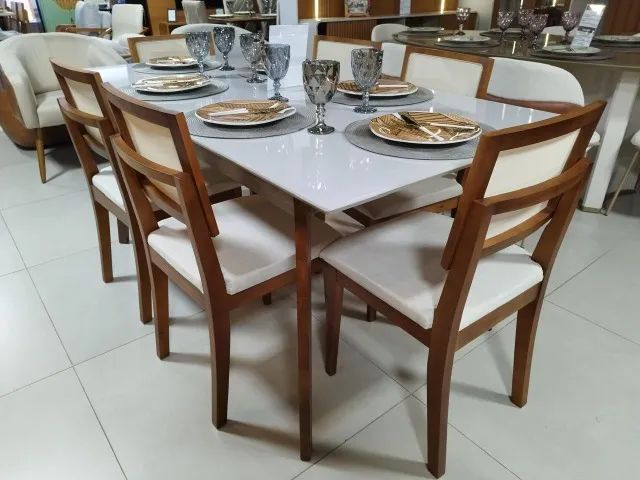 Mesa de Jantar com 06 cadeiras  - Foto 2