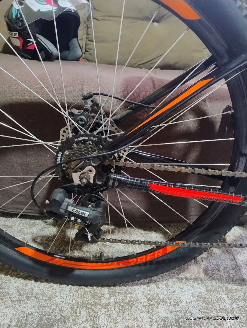 Bicicleta Caloi aro 29 ,freio a disco semi-nova - Foto 3