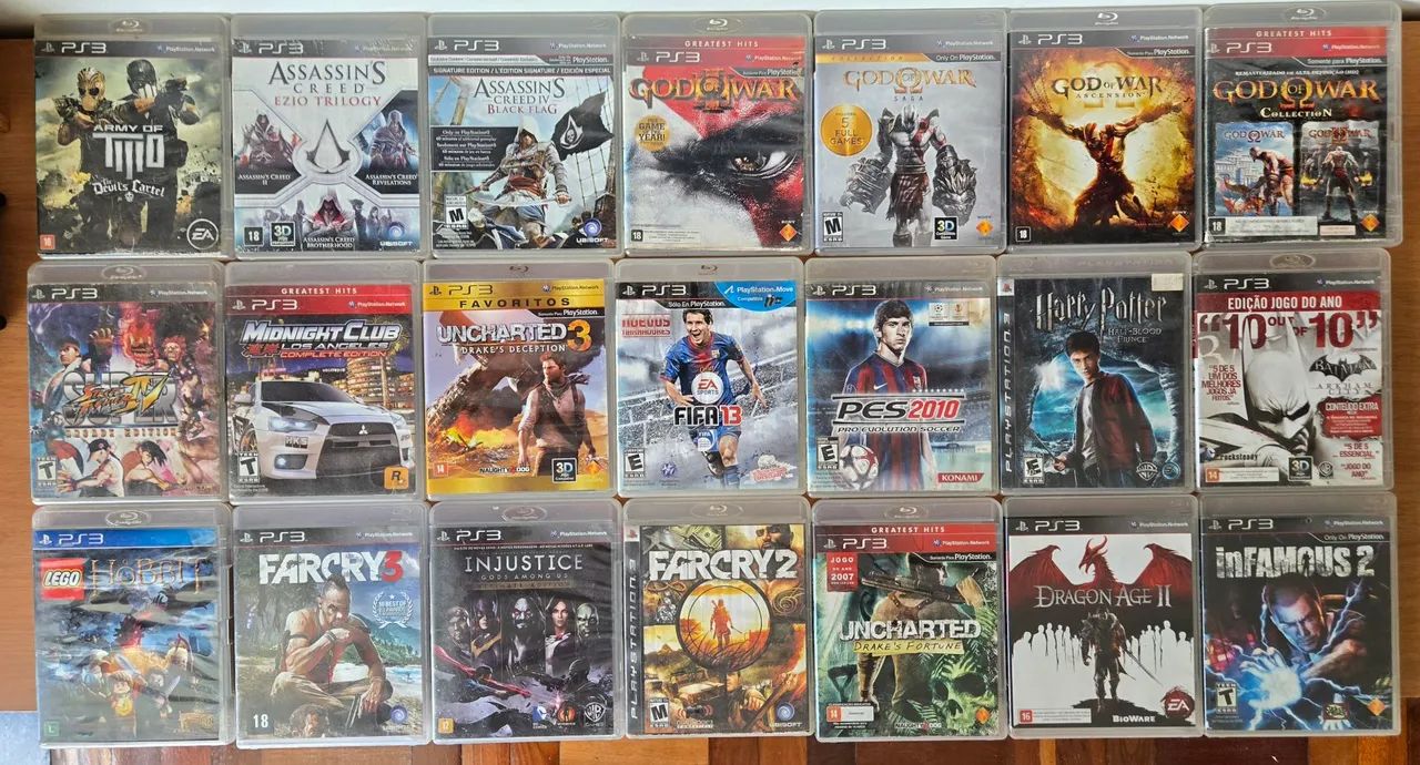 Jogos PS3 - Conferir Descrição 