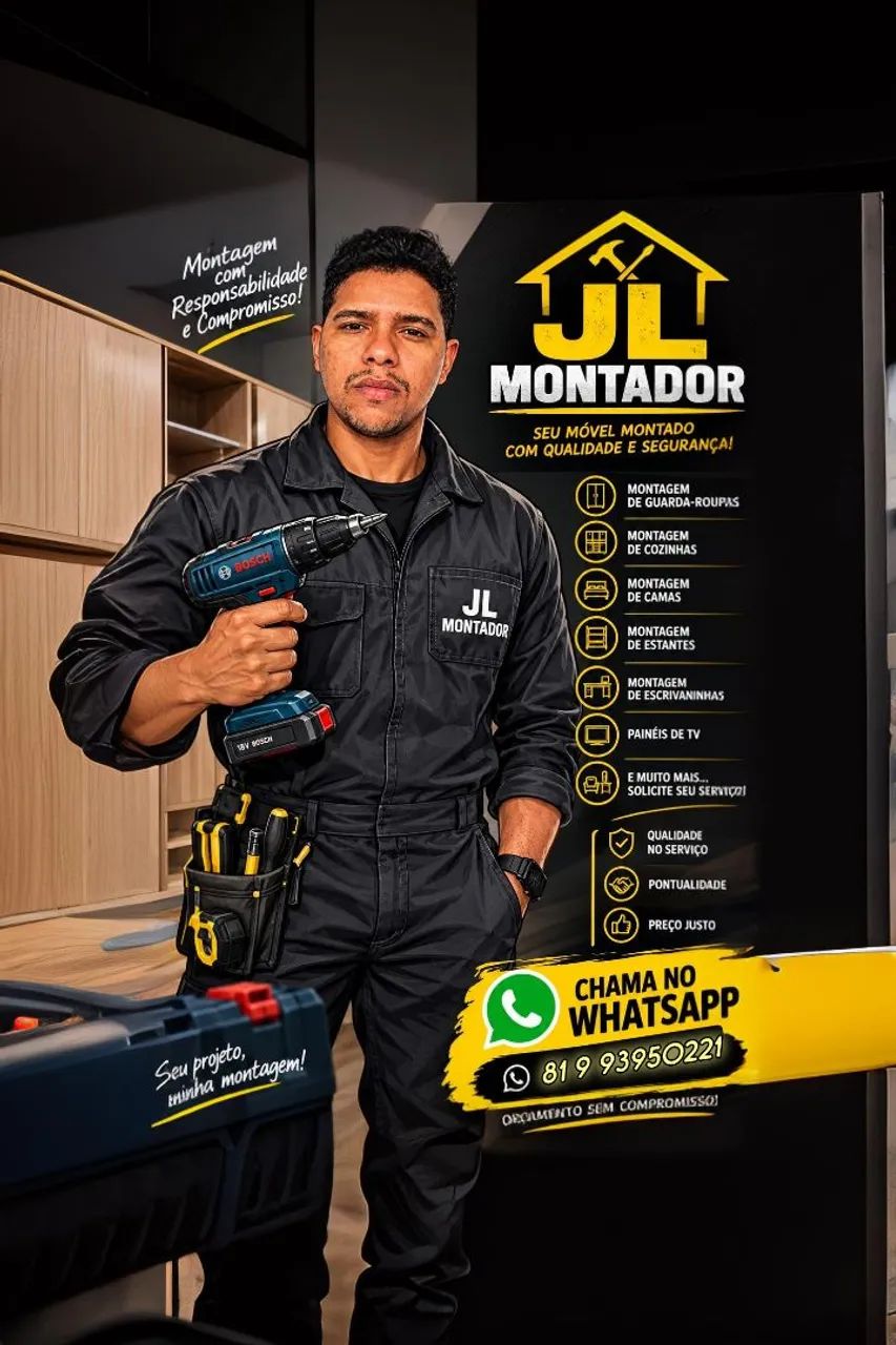 Montador de móveis profissional