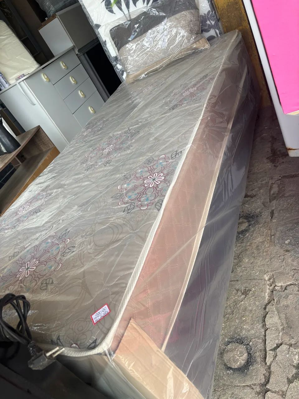 CAMA BOX SOLTEIRÃO ( GANHA 1 TRAVESSEIRO ) - Foto 4