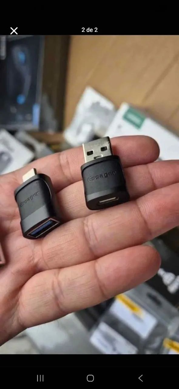 Adaptador conversor usb de alto nível p/ Smartphone e Iphone (Suporta alta carga e dados) - Foto 5