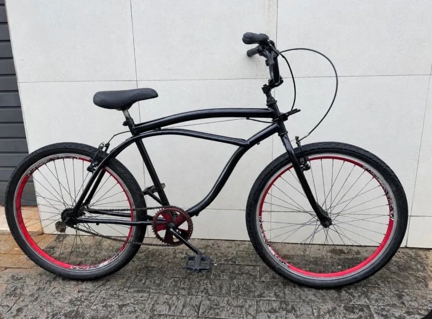 Bicicleta caiçara aro 26 revisada com nota 