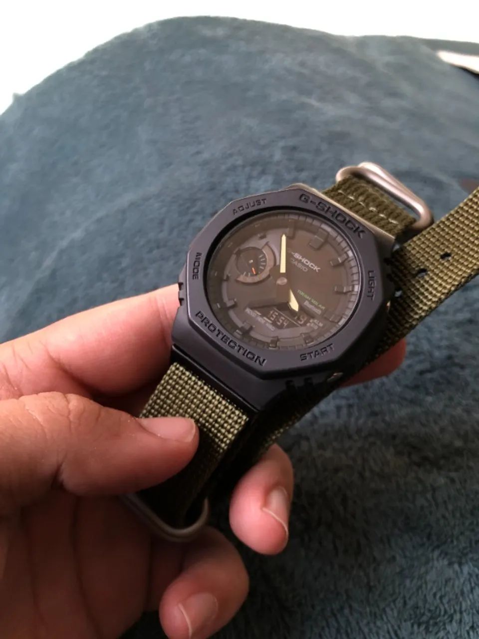 GShock GA-B2100CT (Bluetooth e Carregamento Solar) + Pulseira Nato de Nylon - Foto 3