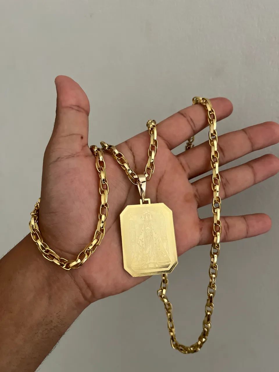 Corrente e pulseira Banhada a ouro 18k  - Foto 5
