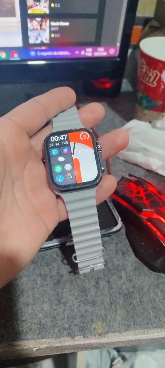 Relógio ultra mini