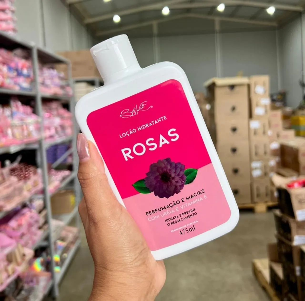 Hidratante corporal de rosas
