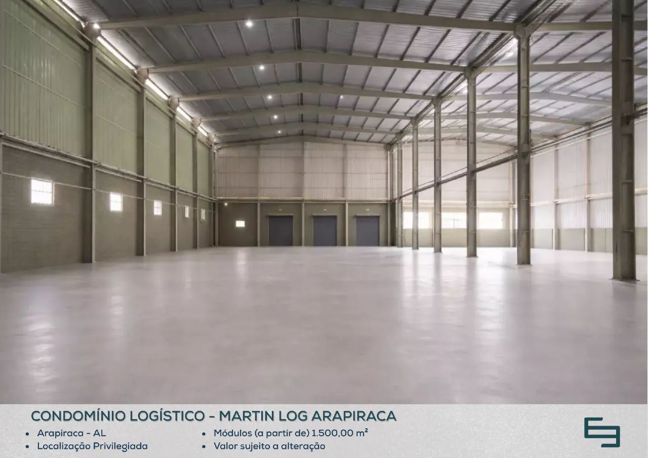 Galpão para alugar em Arapiraca/AL com 5.000,00 m² em condomínio logístico
