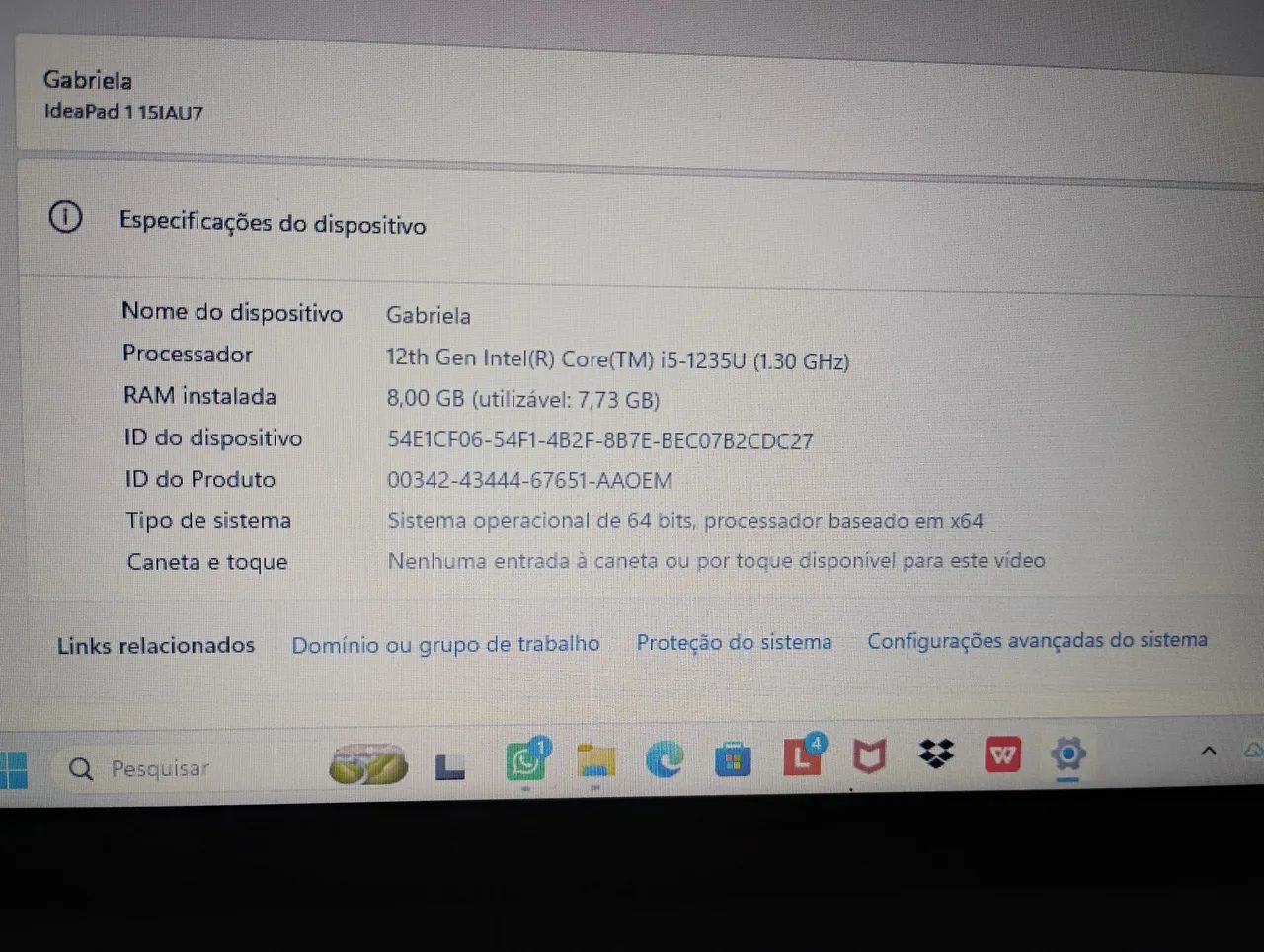 Vendo notebook Lenovo i5 passo cartão  - Foto 3