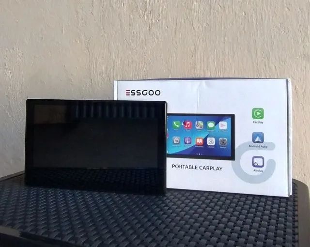 multimídia essgoo 9 polegadas carplay/android auto | tela grande | nova