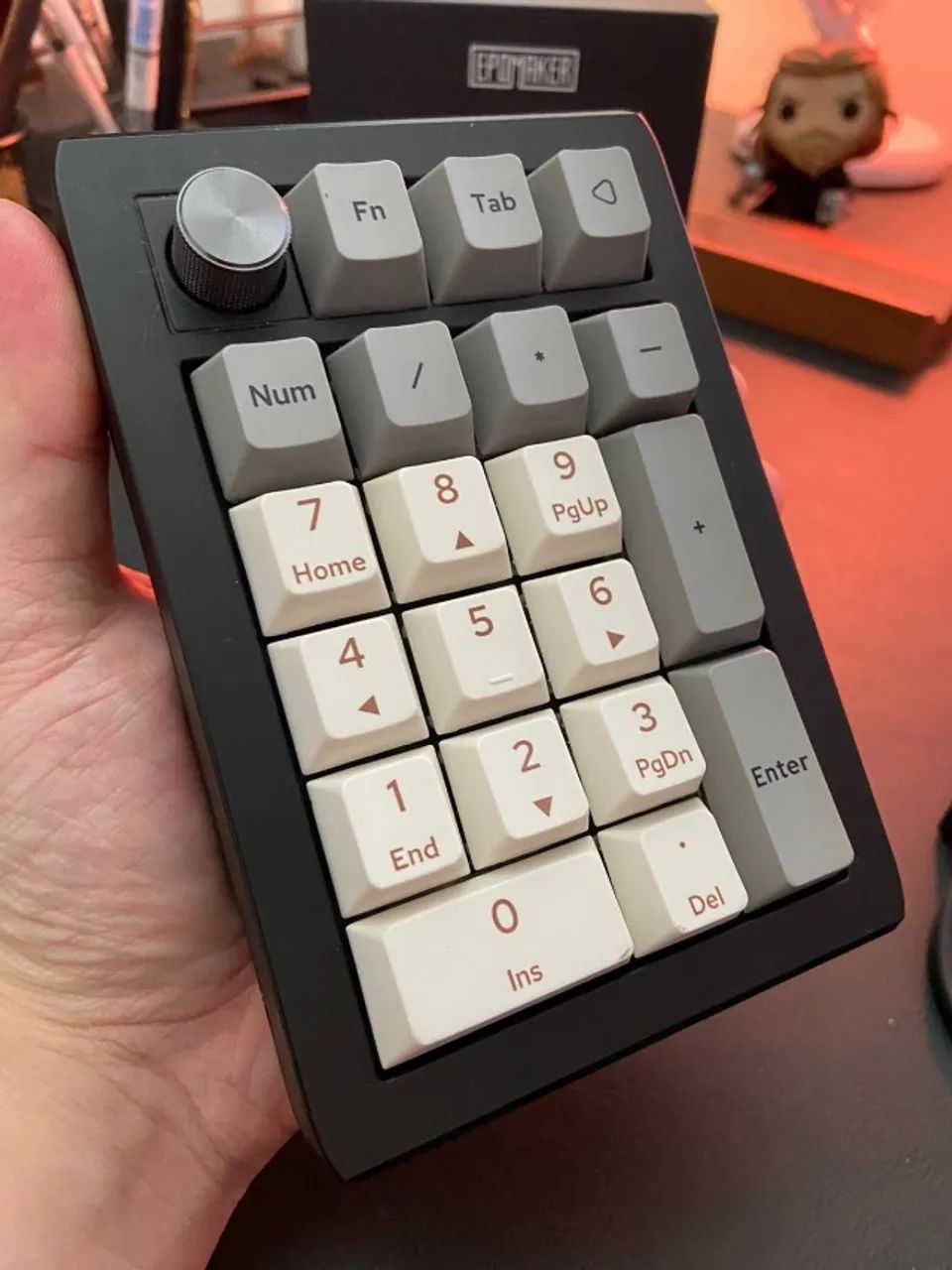 Teclado mecânico numérico EPOMAKER EK21 Triplo Modo e Knob de Alumínio - Foto 3