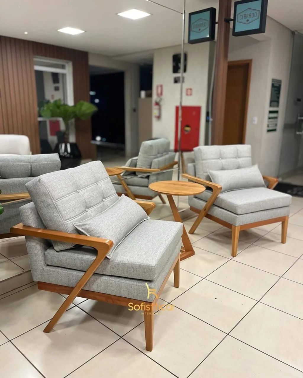 Poltrona modernas novas sofisticadas  - Foto 4