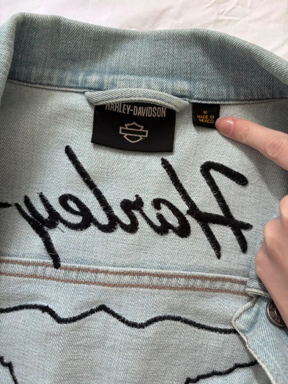 Jaqueta jeans Harley Davidson original - Foto 3