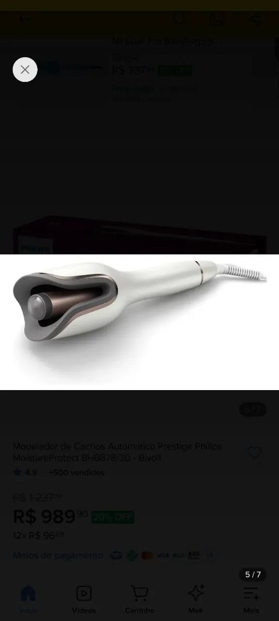 Modelador de cachos automático Philips  - Foto 4