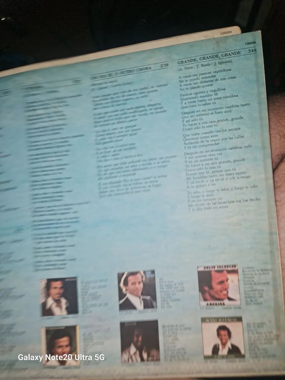 LP Julio Iglesias - de niña a mujer  - Foto 3