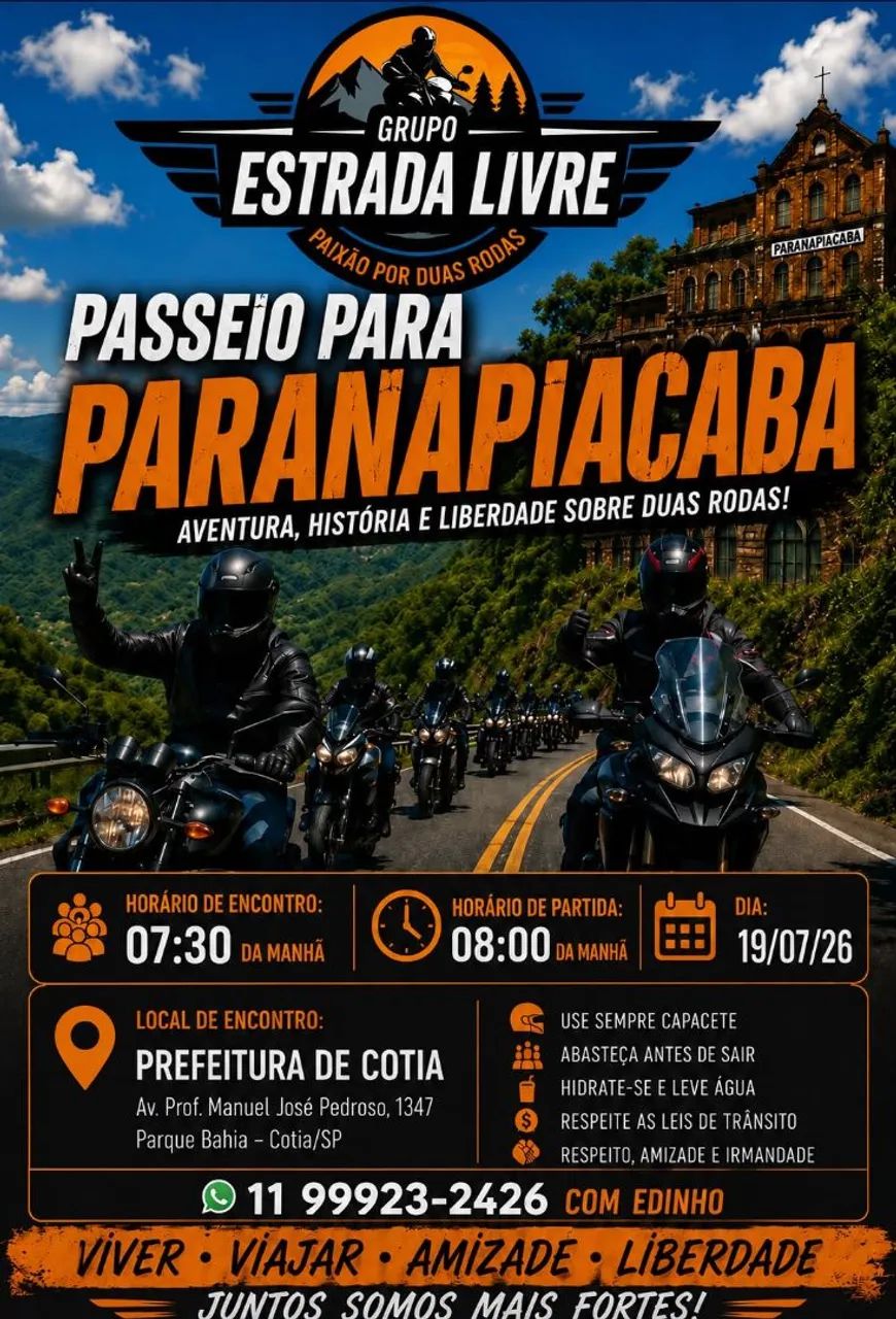 Passeio em 2 rodas 