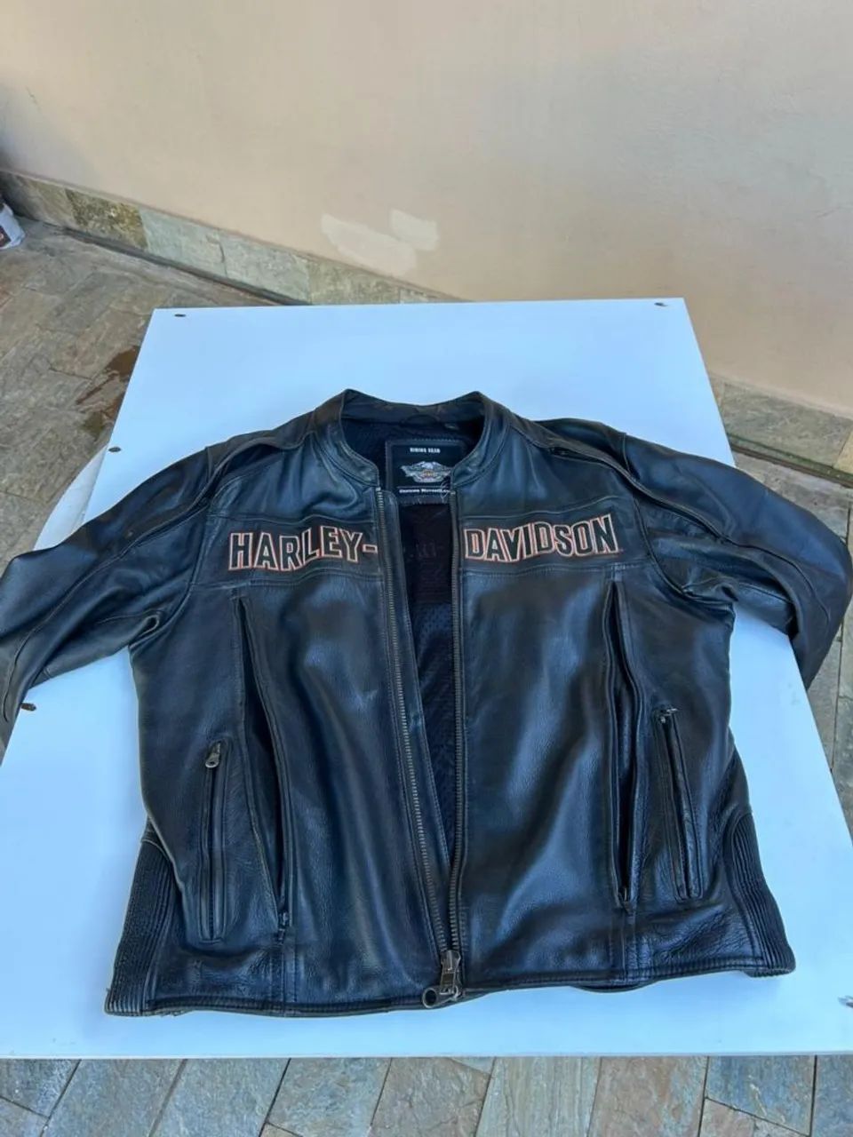 Jaqueta Harley Davidson original couro legítimo (Riding Gear)