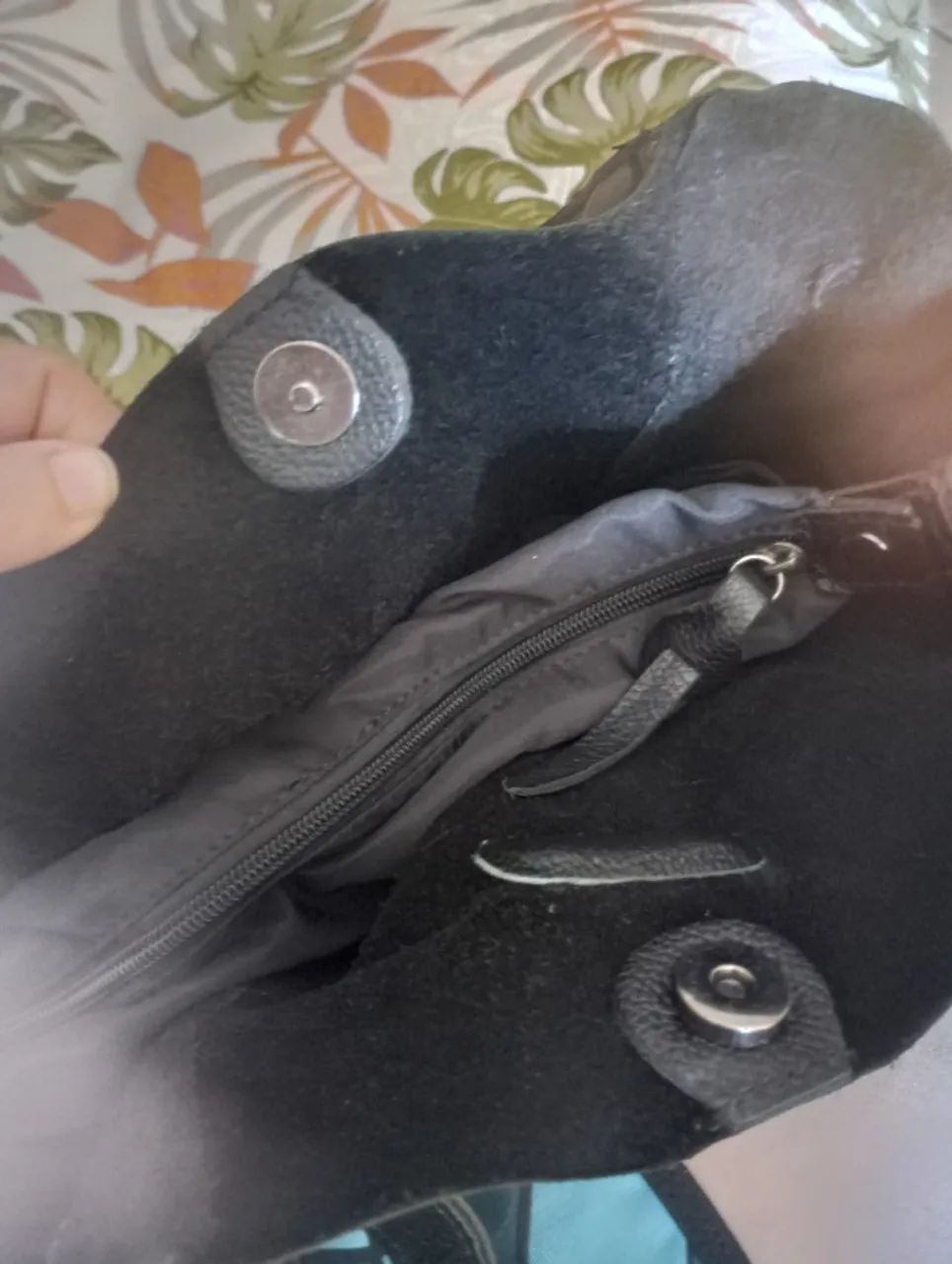 Bolsa de couro legítimo Sonho dos pés  - Foto 3