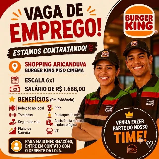 Atendente Burger King