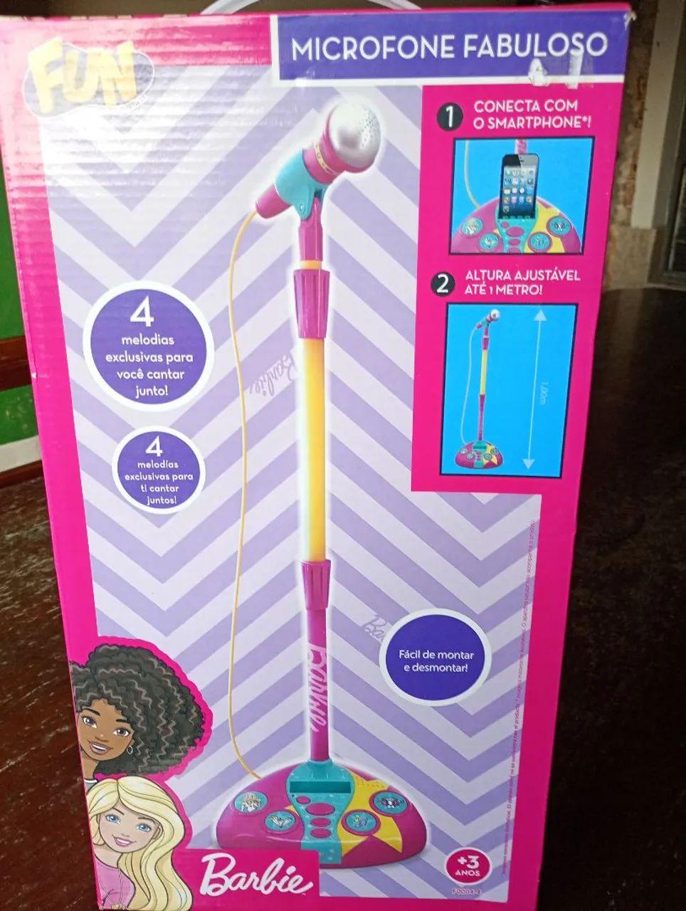 Microfone Barbie 