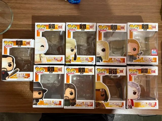 Caixas de Funko Pop com Blister - The Walking Dead