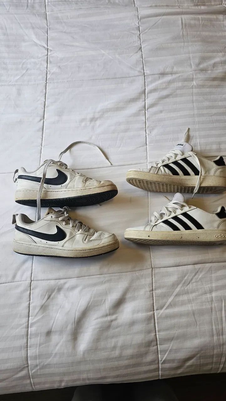 Tenis Nike e Adidas 34/35