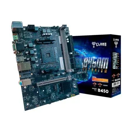 PLACA MAE B450M - SOCKET AM4 - DDR4 - M.2 NVME - CHIPSET B450