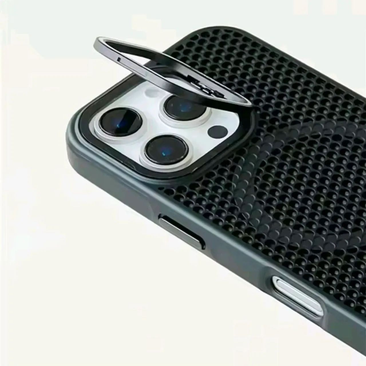 Capa Capinha P/ iPhone Premium Refrigerada com Supirte H/V e Magsafe - Foto 4