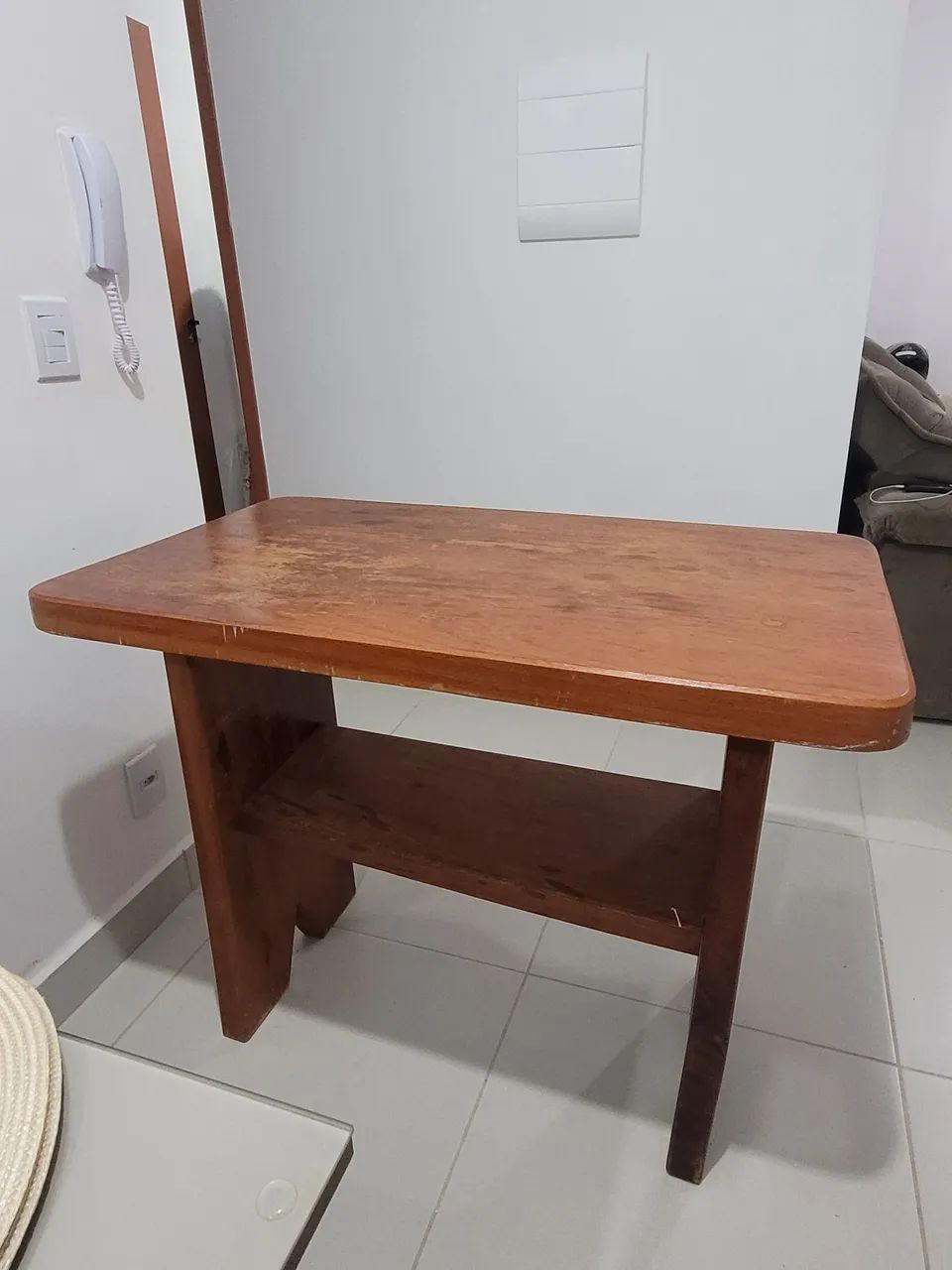 Mesa rústica de madeira maciça  - Foto 2
