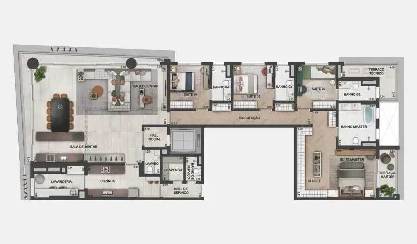 PLANTA 261m²