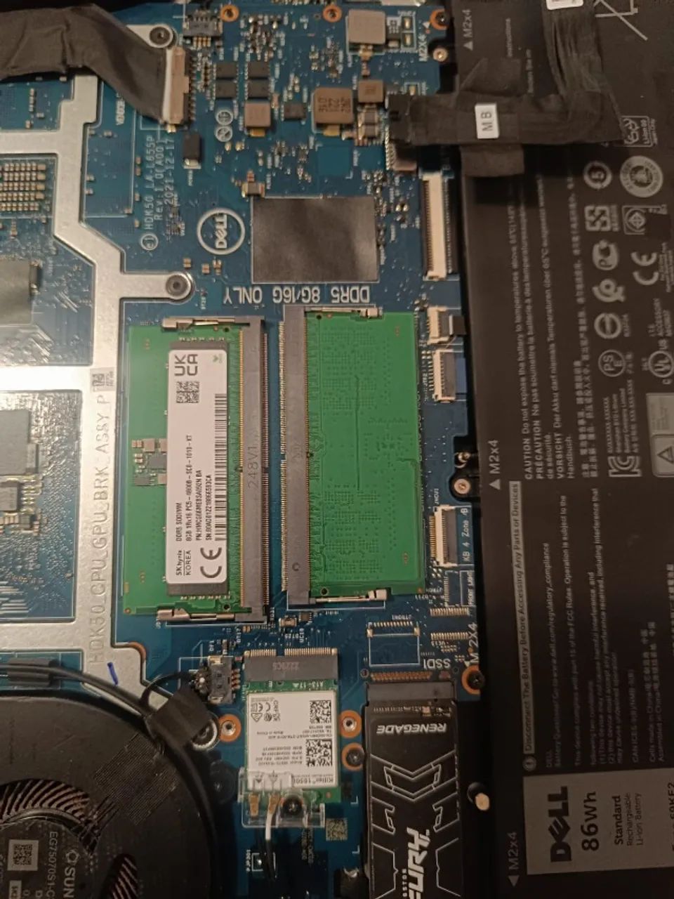 Memória DDR5 Sk Hynix 16gb (2x8gb) 4800mhz Sodimm - Dell G15