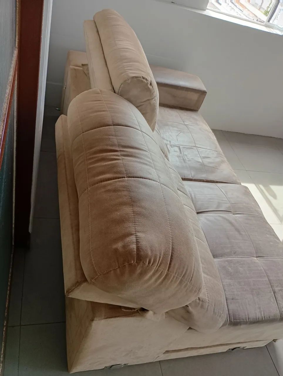 Sofá retrátil e reclinável  , 2m - Foto 3