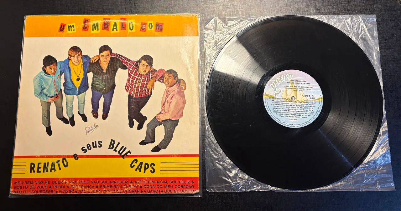 vinil lp renato e seus blue caps um embalo com