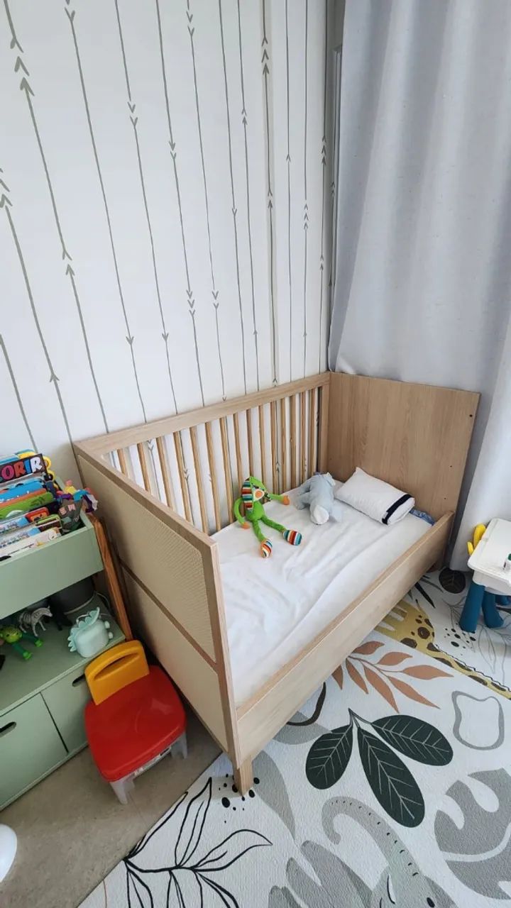BERÇO E COMODA QUARTO INFANTIL - Foto 2