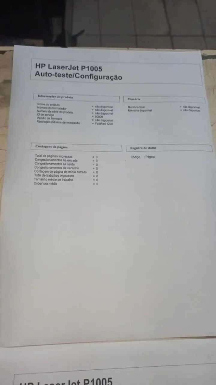 impressora laserjet hp p1005 revisada  - Foto 3